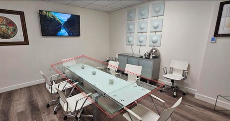 Glass Table Conference Room