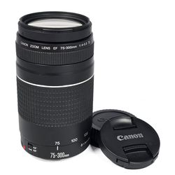 MINT Canon EF 75-300mm f/4-5.6 III Zoom Lens for EF Digital DSLR Cameras