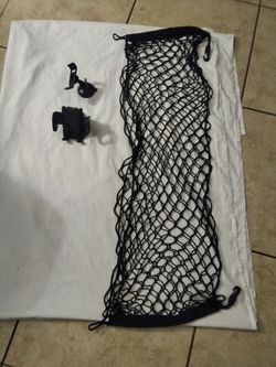 $25 cell phone and Garmin car mount +envelope type car trunk cargo mesh