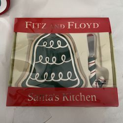 Fitz Floyd Christmas Cookie Cheese Plate