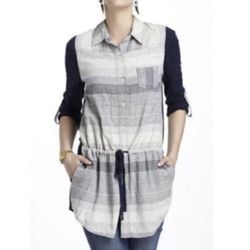 Anthropologie Rowena Tunic Top 
