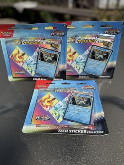 Pokémon Card Prismatic Evolution Sticker Collections