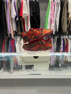 Nike SB Dunk Wizard of Oz Poppy Field Size 8