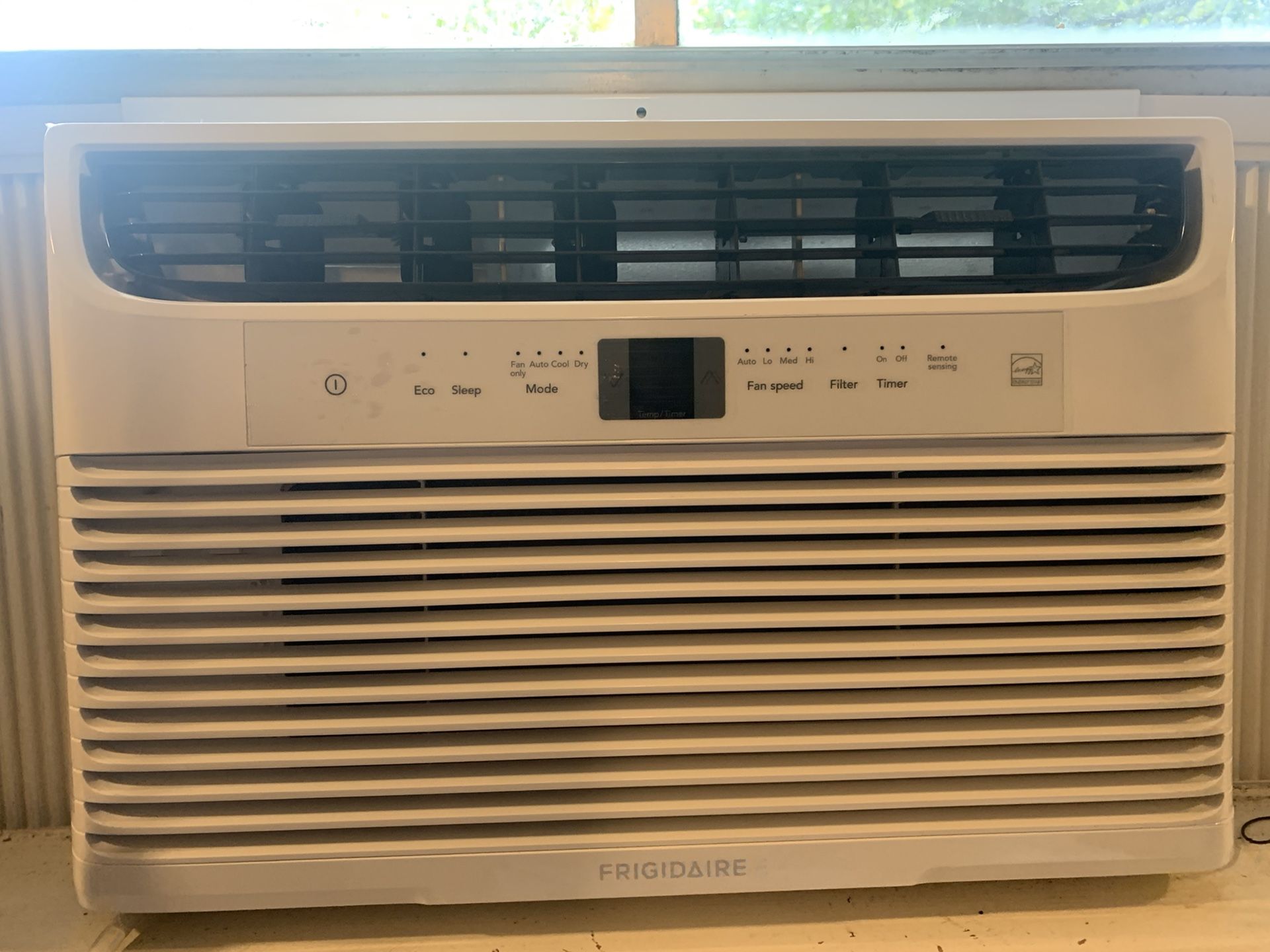 Frigidaire Energy Star 6,000 BTU 115V Window-Mounted Compact Air Conditioner with Full-Function Remote Control, White