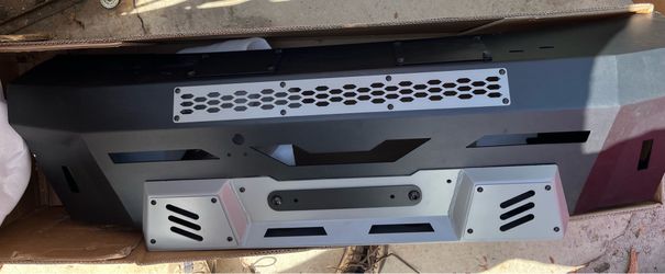 2024-2025 tesla cybertruck front bumper main body style 2, full set, right and left side