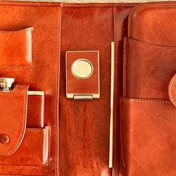 Piquadro Leather Cigar Case