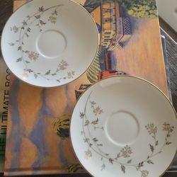 Vintage Noritake Saucer Plates Set of 2 Japan