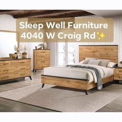 ✨️ 4pc Queen, King Bedroom ✨️ Furniture Sectionals, Dining Avail 