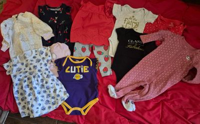 6-9 month girls clothes $8