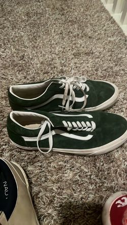 Olive green suede men’s vans