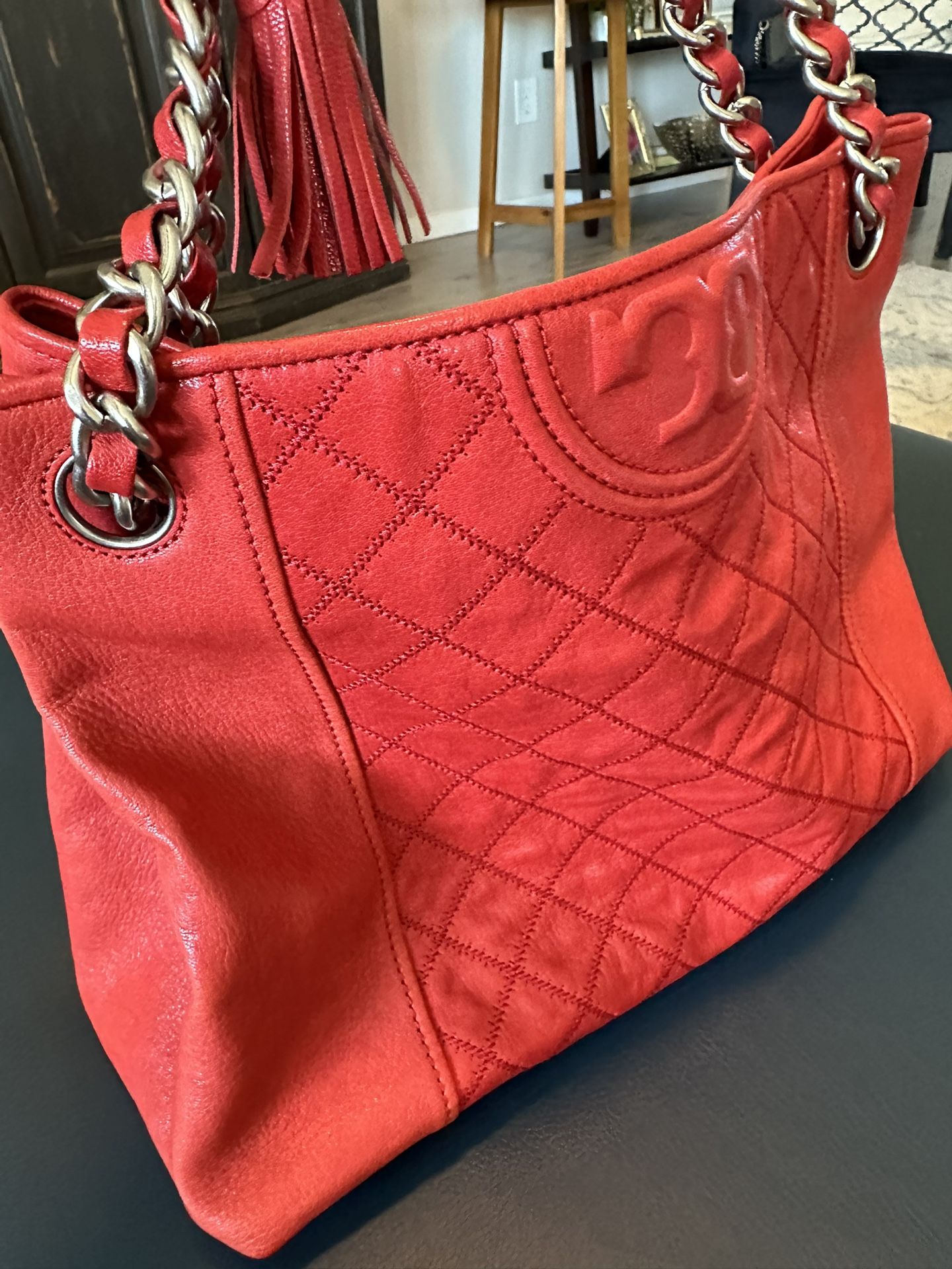 Tory Burch Red Leather Purse