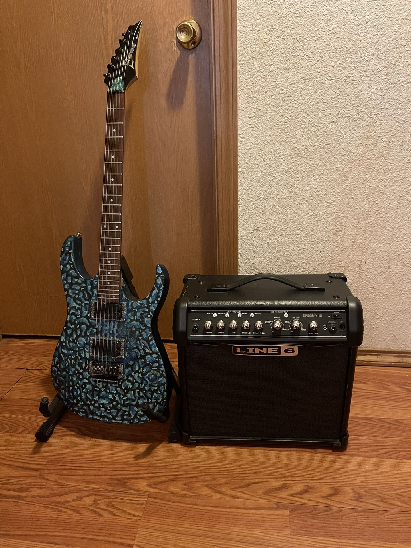 Ibanez RG Series Electric Guitar Including Line 6 Amp 