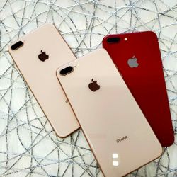 APPLE IPHONE 8 PLUS 64GB UNLOCKED.   FREE SMARTWACH/ HEADPHONES. PAY $1 TODAY  REST IN  PAYMENTS.  NO  CREDIT NEEDED FINANCING      