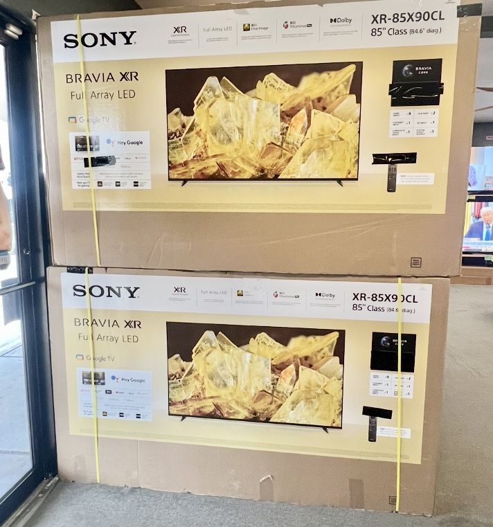 85 Sony Tv Smart 4k HDTV In Box 6 Month Warranty. Free Delivery