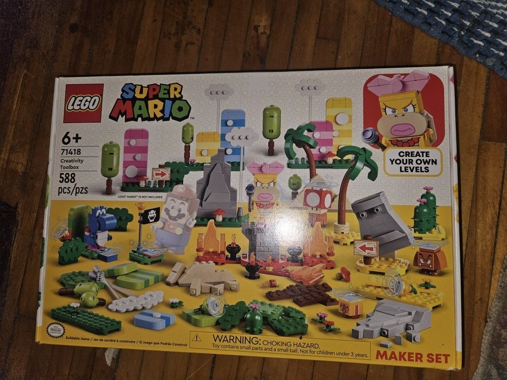 Super Mario Lego Set 71418 6+ 588 Pcs SEALED