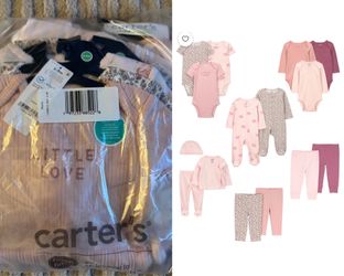 New Carter's Child of Mine Baby Layette Outfit Set, 15-pack - Girls - Multiple Sizes Available