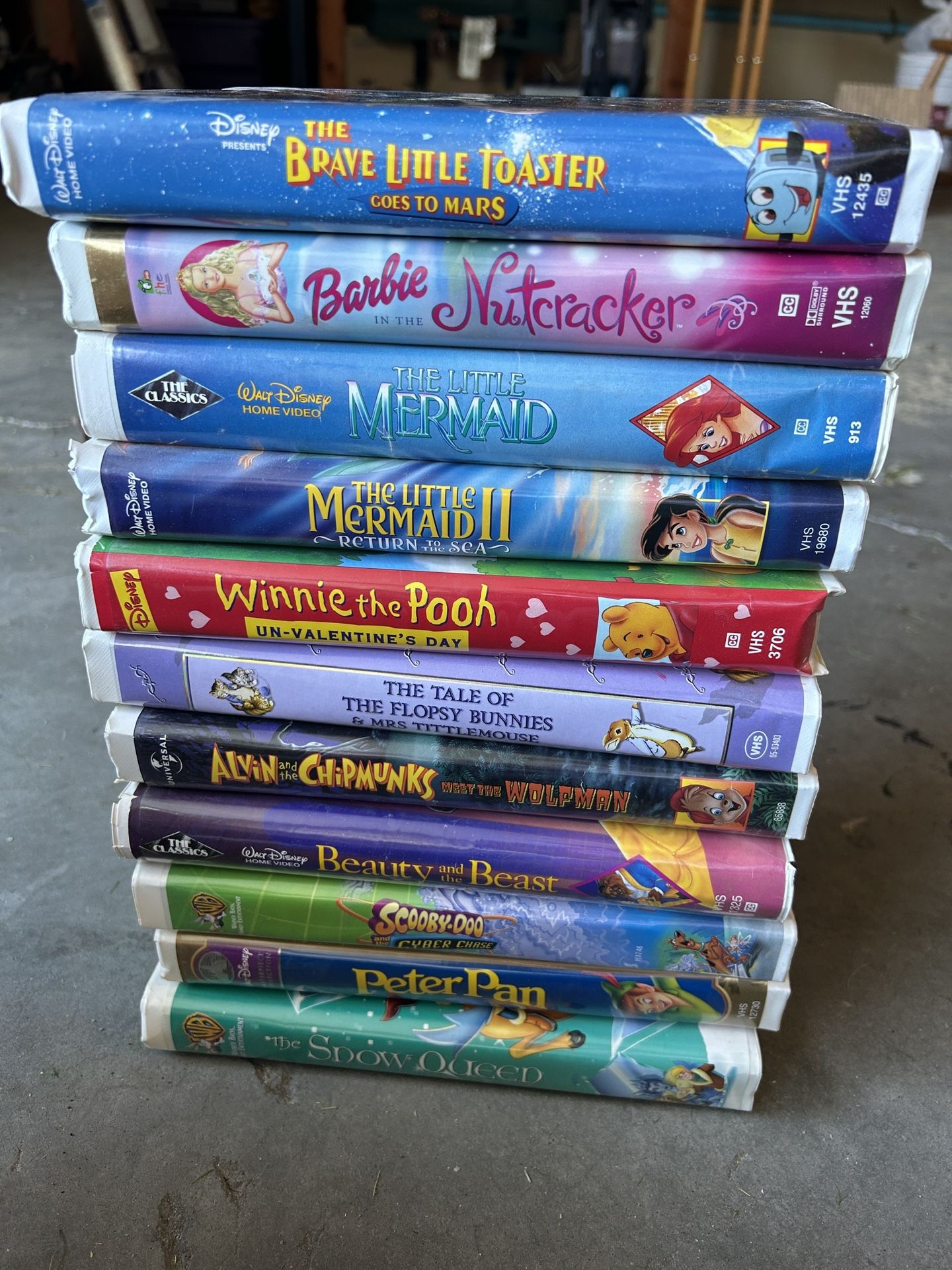 Old VHS tapes