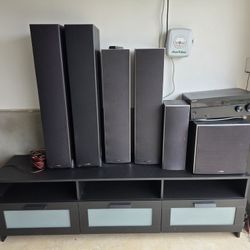 Speakers/Receiver/TV Stand/Speakers Wire