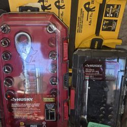 2 HUSKY TOOL SETS