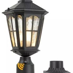 Dusk To Dawn Outdoor 3-Inch Pier Mount Base 17''H Exterior Post Light