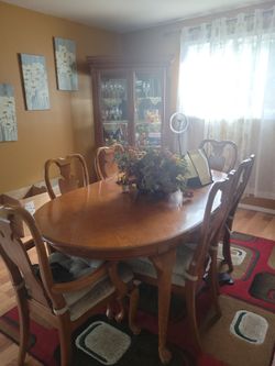 Cabinet and dining table