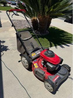 gas lawn mower