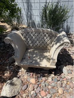 concrete bench