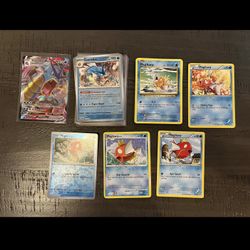 Pokémon Trading Cards ( Magikarp and Gyarados)