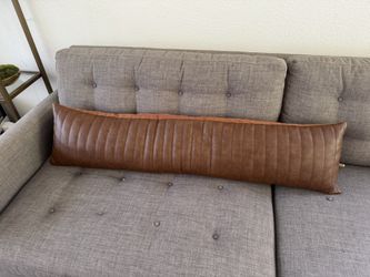 Long Brown Pillow