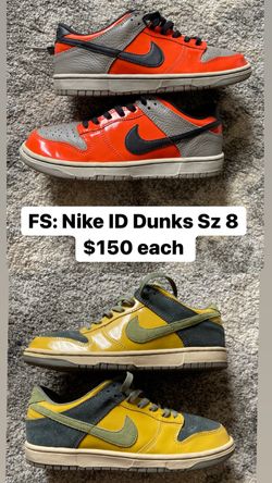 Nike ID dunks Sz 8. $150 Each