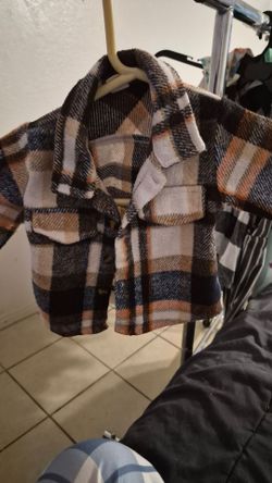Baby Plaid Flannel Shacket