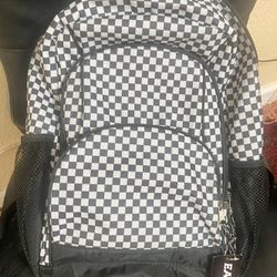 BRAND NEW BACKPACK CHECKERED