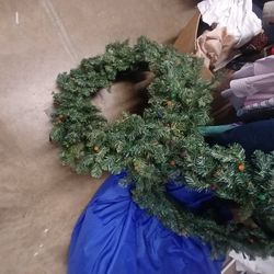 Lighted Christmas Tree Wreaths $10 Each