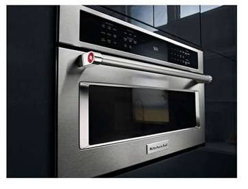 Open Box NEW  kmbp107ess KitchenAid 27" Beautiful Built In Microwave W/ Convection