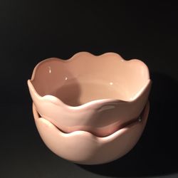 Set of 2 Italy Manger Pink Cereal Bowl