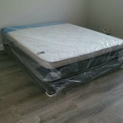 New KING PILLOW TOP MATTRESS and BOX SPRING 3PC