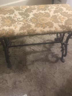 Vintage Bench ( Bronze) From The thirties!