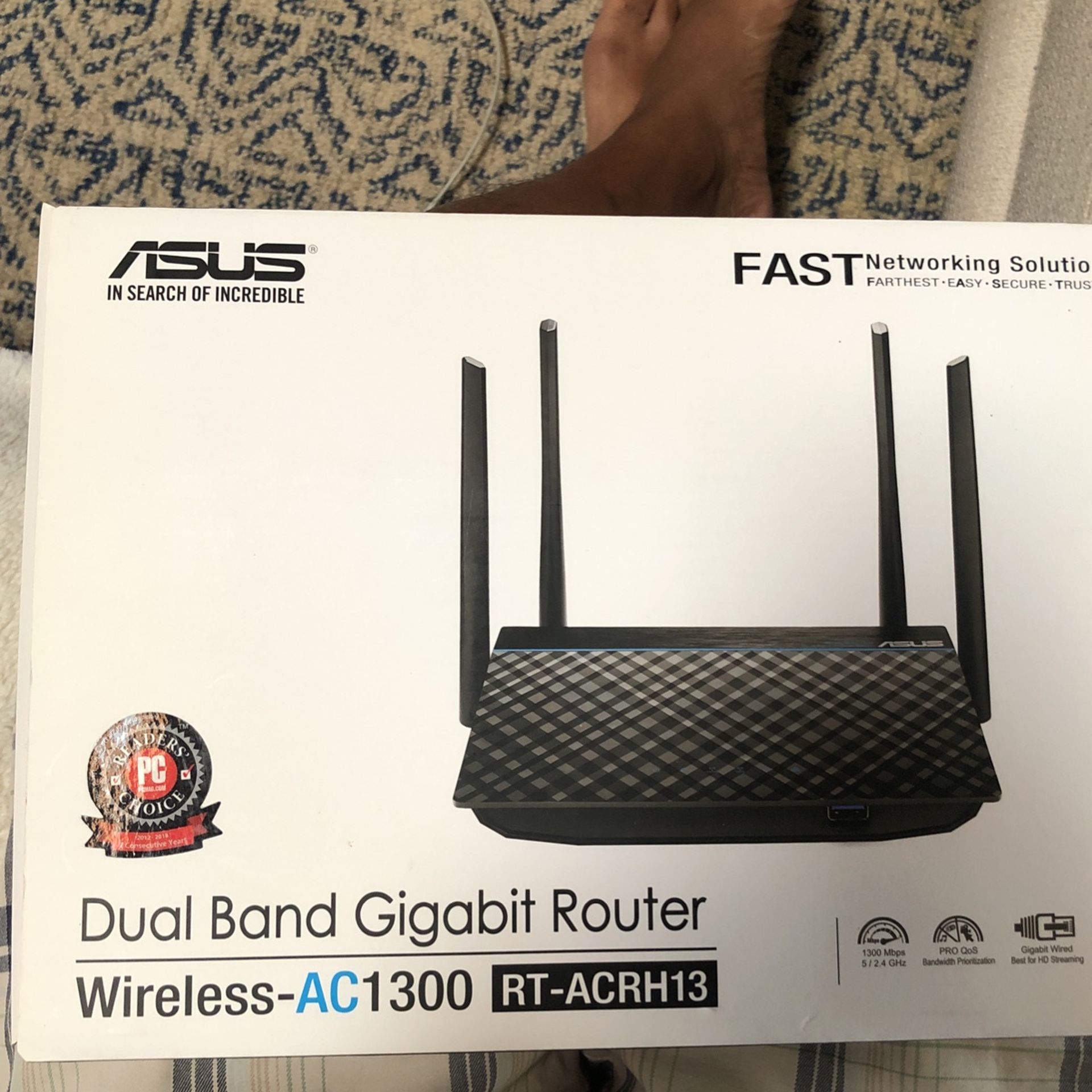 ASUS WDual Band Gigabit Router Wireless AC 1300