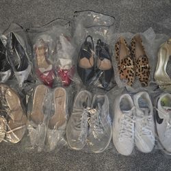 Women’s Shoe & Designer Wallet Lot Size 9/10 – Must Go