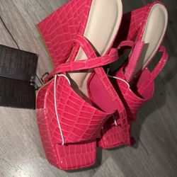 New Pink Heels Size 7