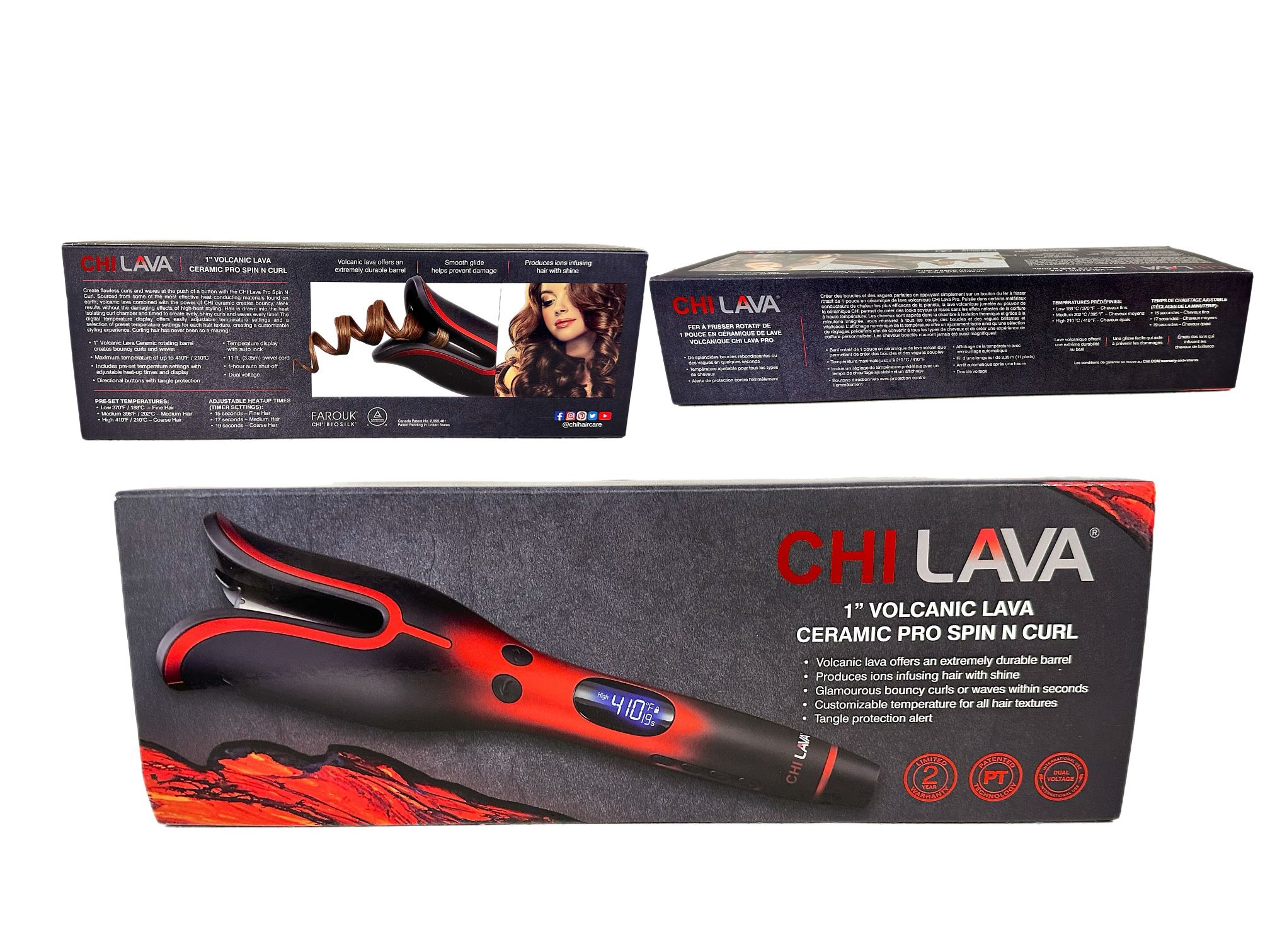 CHI Lava “1” ceramic pro spin n curl