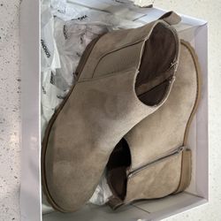 Sonoma Tan Suede Ankle Boots