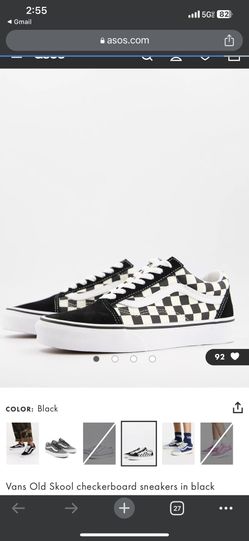 Checkered Vans Women’s 7.5 Old Skool Brand New