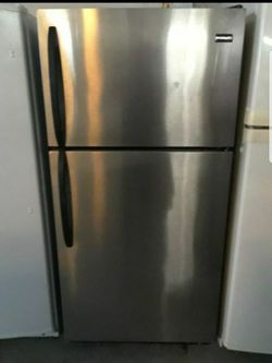 Refrigerator frigidaire brand 3 months warranty delivery and installation
