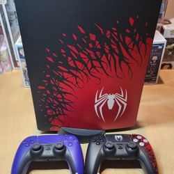 Sony Playstation 5 Spider-man 2 Console Limited Edition With Extra