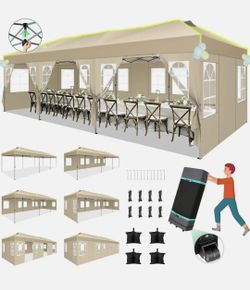 10x30 Pop Up Canopy Commercial Tent Waterproof Car Gazebo Outdoor