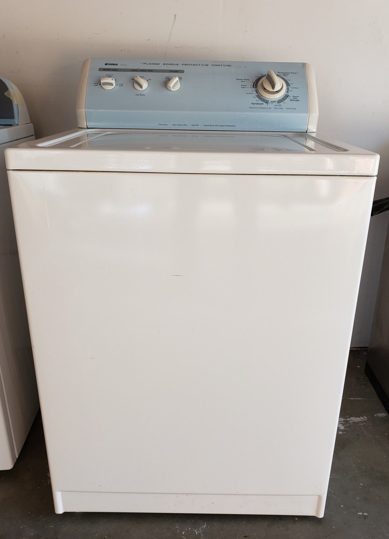 Kenmore laundry washer