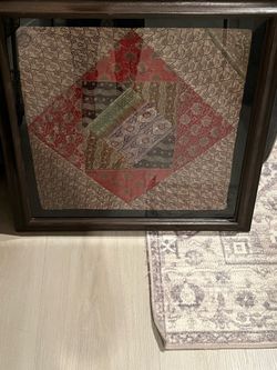 Framed Indian Textile Art