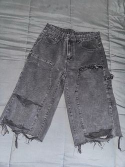 Custom denim shorts