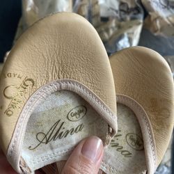 Rhythmic Gymnastics Half Shoes - Beige